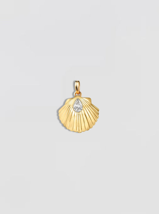 Diamond Shell Charm