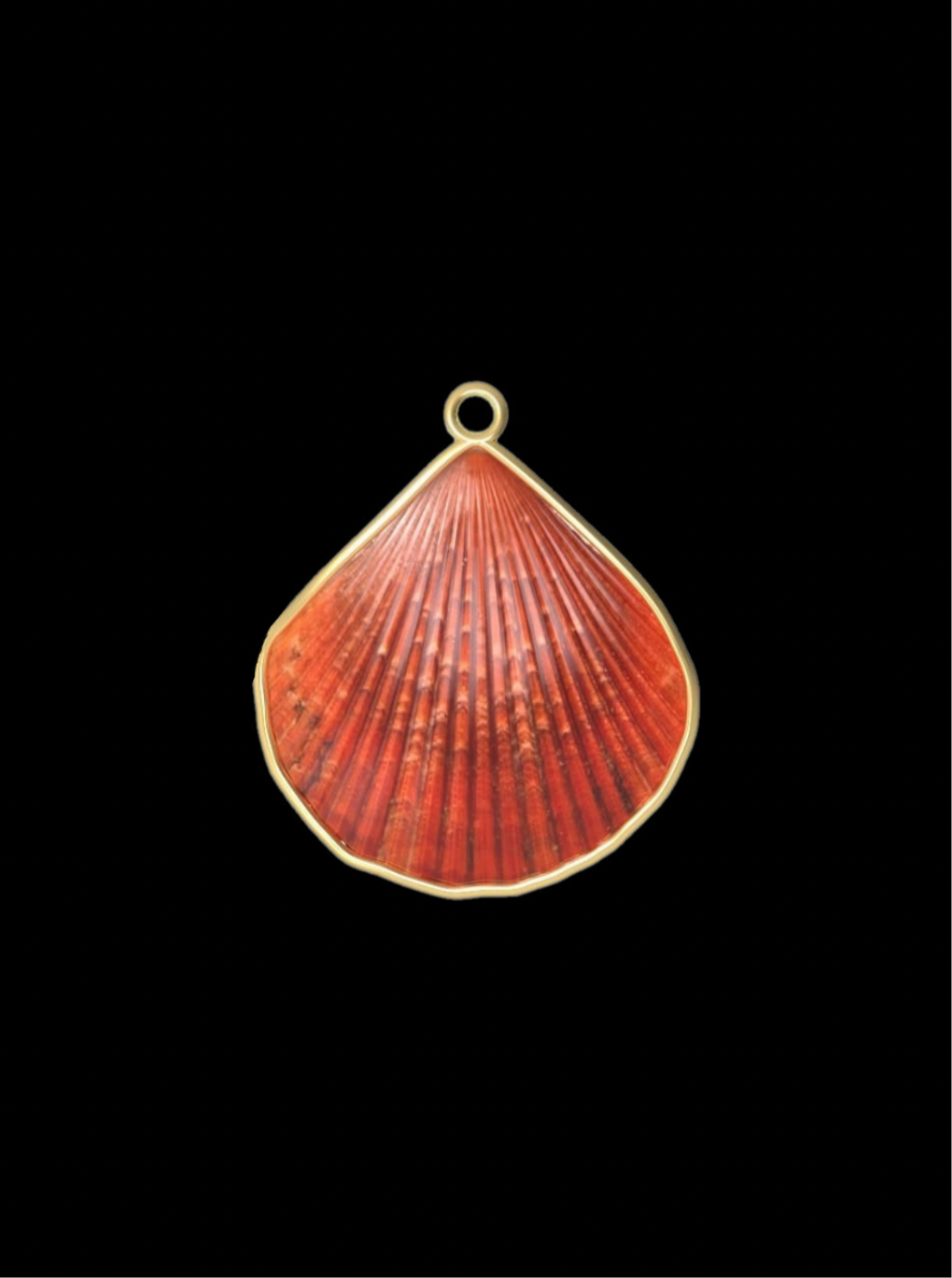 Gold frame red