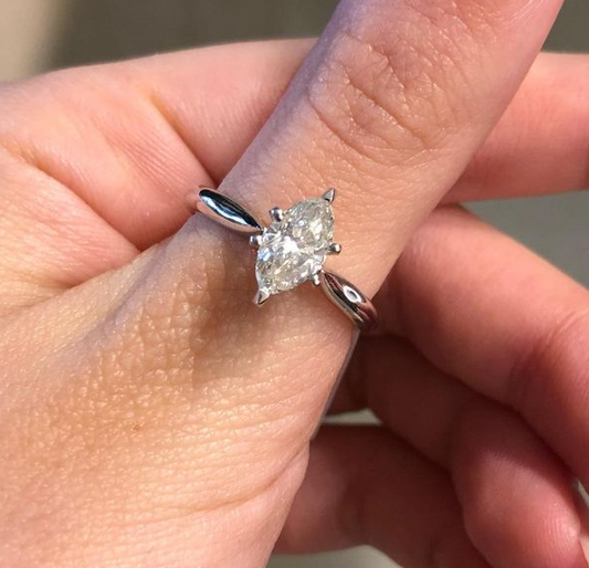 Marquise Solitaire Ring